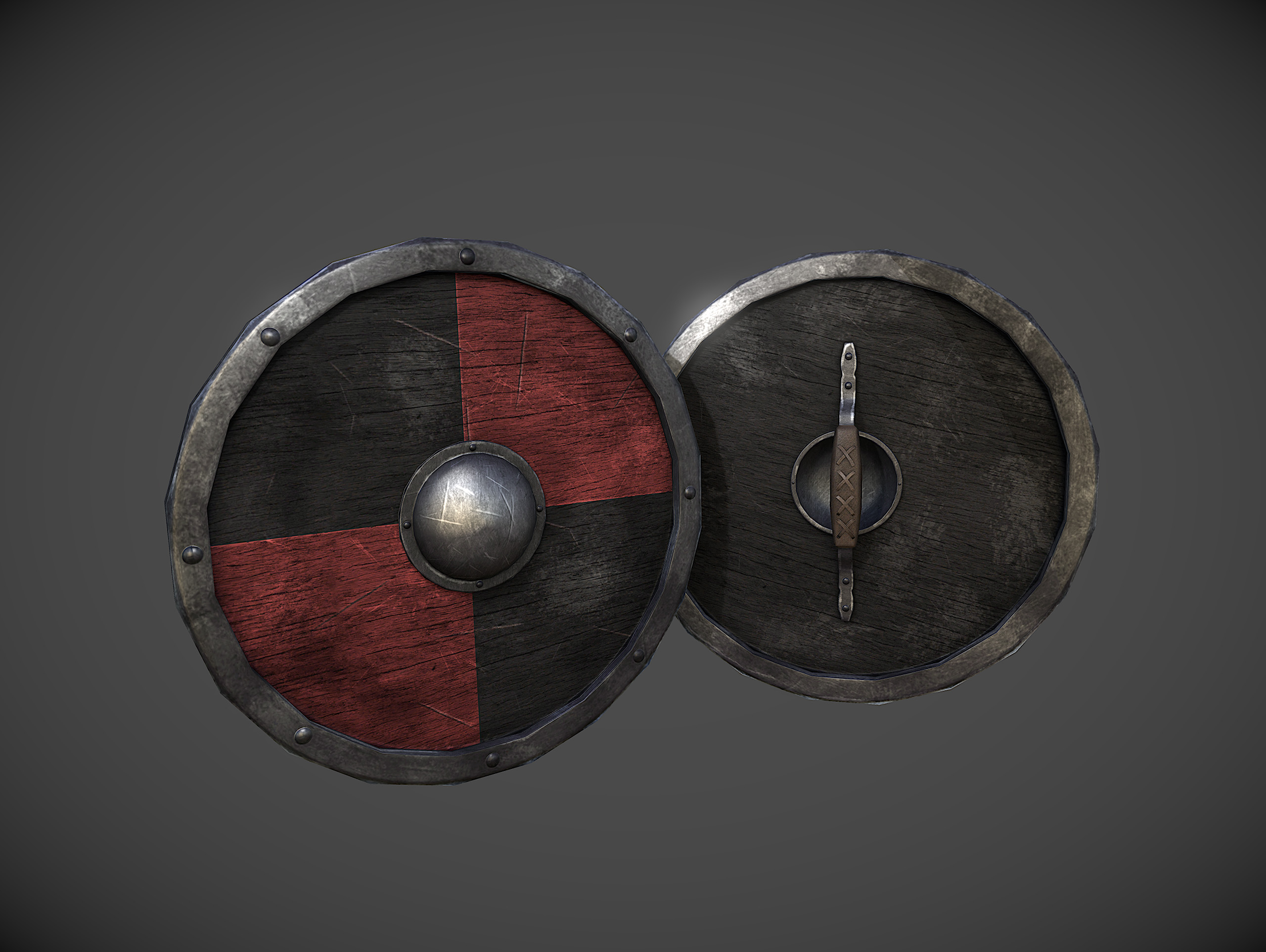 For Honor weapon round shield